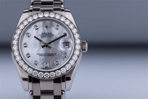 Rolex 81299 md Datejust Pearlmaster 34 (WG